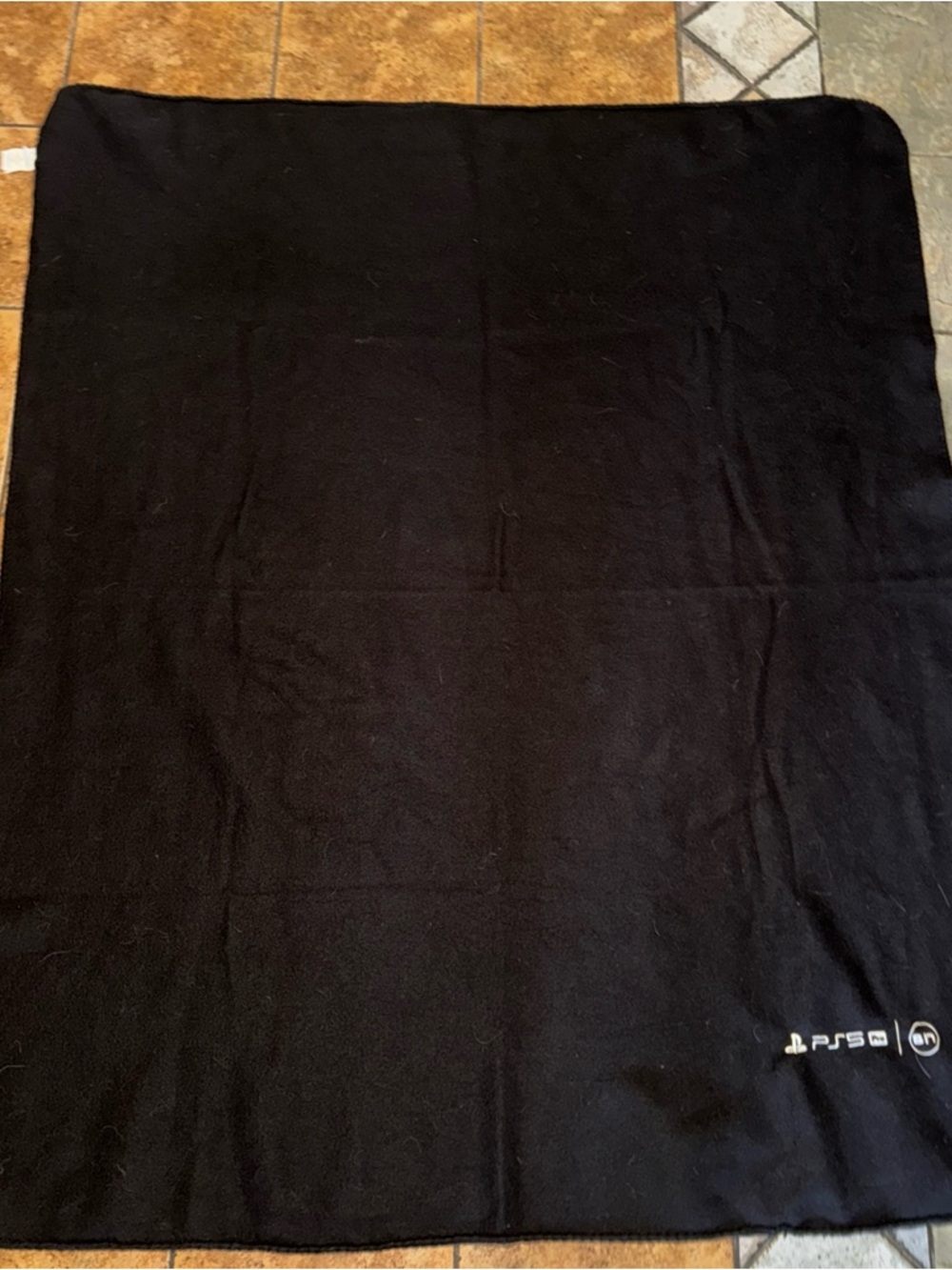 PlayStation PS5 Black Fleece Blanket